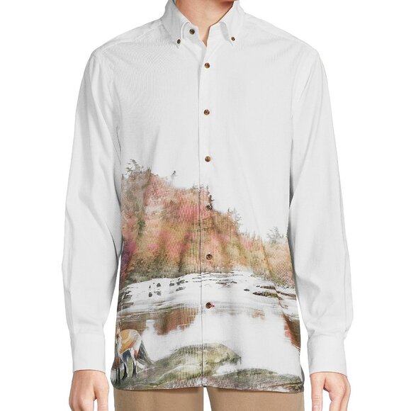 Daniel Cremieux Other - NEW Mens Cremieux Long Sleeve Button Down Shirt Cotton Down East String